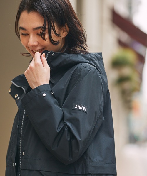 【美品、状態◎】AIGLE 1853 撥水、防風ナイロンジャケット AIGLE（エーグル） マウンテンパーカー ウインドブレーカー GORE-TEX