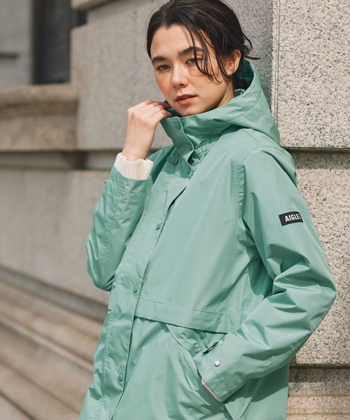 エーグル　撥水ハイキーパーカジャケット　マウンテンパーカー　ラベンダーピンク エーグル AIGLE 撥水 ハイキー パーカ ジャケット （ピンク