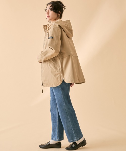 エーグル GORE-TEX ベージュ レディースSサイズ AIGLE（エーグル） マウンテンパーカー ウインドブレーカー GORE-TEX