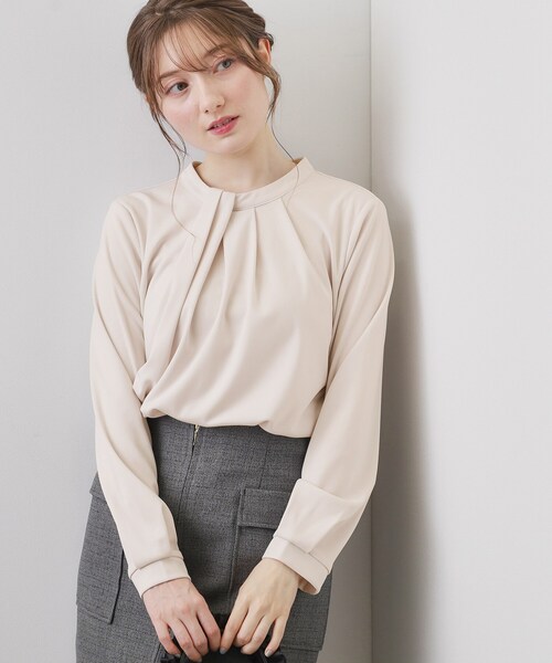 index（インデックス） tシャツ ランダムタックトップス「洗濯機OK