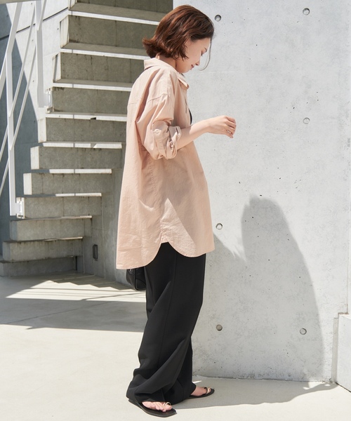 「SLOBE IENA」 スラックス 40 ネイビー レディース_画像7