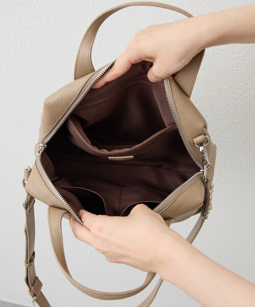 「ear PAPILLONNER」 2WAYバッグ - ベージュ レディース