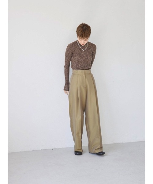 「TODAYFUL」 パンツ 36inch ブラウン レディース_画像7