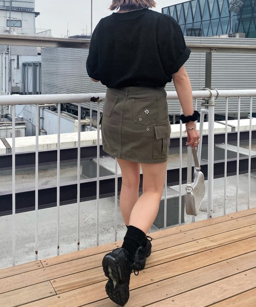 「WHO'S WHO gallery」 ミニスカート FREE アイボリー レディース_画像2