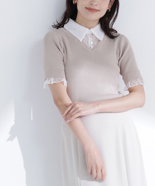 NATURAL BEAUTY BASIC（ナチュラルビューティーベーシック） ニット