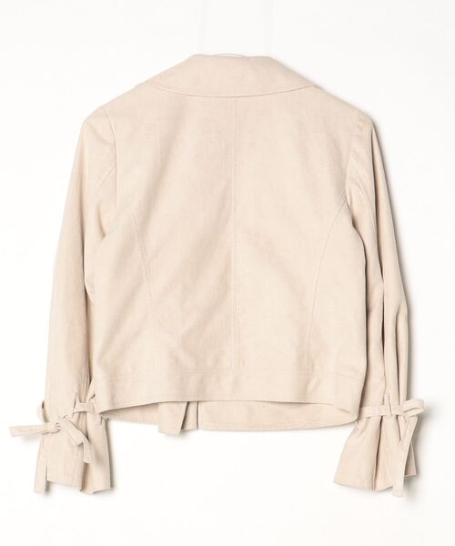 「JILL by JILL STUART」 ライダースジャケット MEDIUM ベージュ レディース_画像2