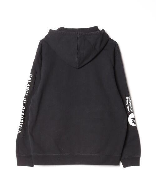 「RVCA」 プルオーバーパーカー MEDIUM ブラック メンズ_画像2