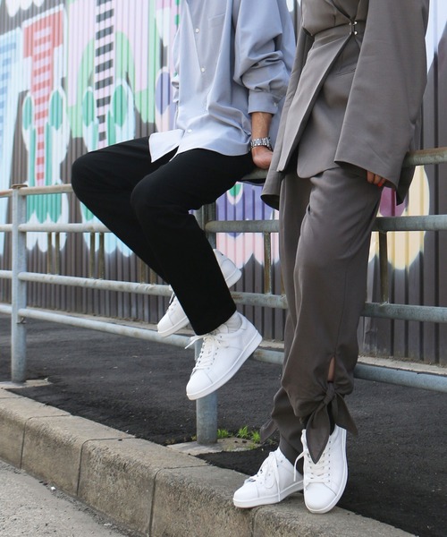 「London Shoe Make」 ローカットスニーカー 24.5cm ブラック メンズ_画像9
