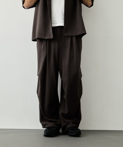 CITY TOKYO ワイドパンツ パンツ 「CITY TOKYO」Multi-flex スノー