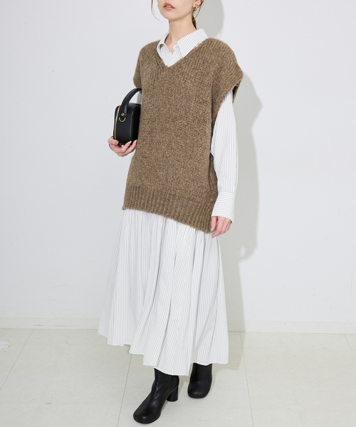 3日間限定価格　シャツワンピース　SLOBE IENA 新品　未開封 SLOBE IENA（スローブイエナ） シャツワンピース FREE ブラウン