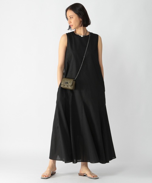 「BARNYARDSTORM」 ノースリーブワンピース 0 カーキ レディース_画像6