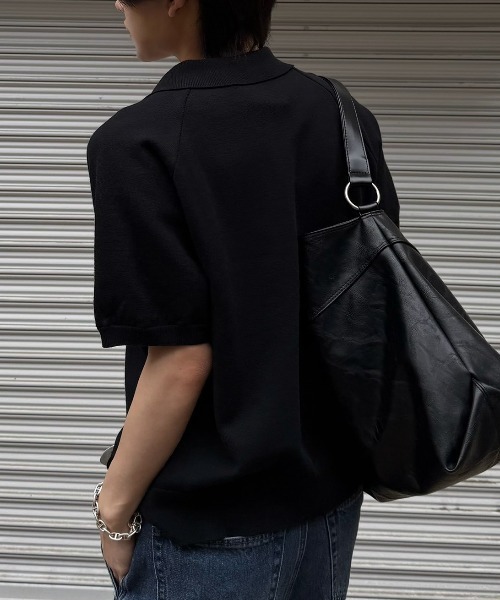 ショルダーバッグ 「HAH ARCHIVE」Contour Shoulder Bag（Faux Leather