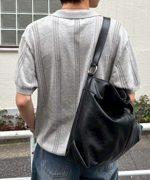 ショルダーバッグ 「HAH ARCHIVE」Contour Shoulder Bag（Faux Leather