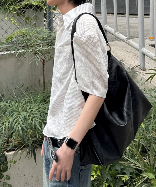 ショルダーバッグ 「HAH ARCHIVE」Contour Shoulder Bag（Faux Leather