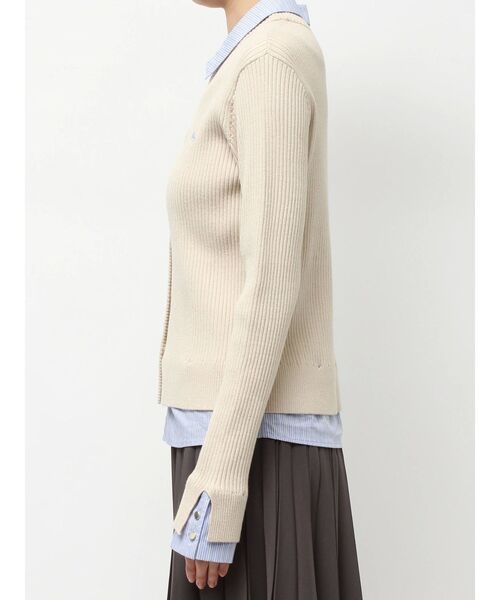 「POLO BCS」 ニットカーディガン MEDIUM レッド レディース_画像9