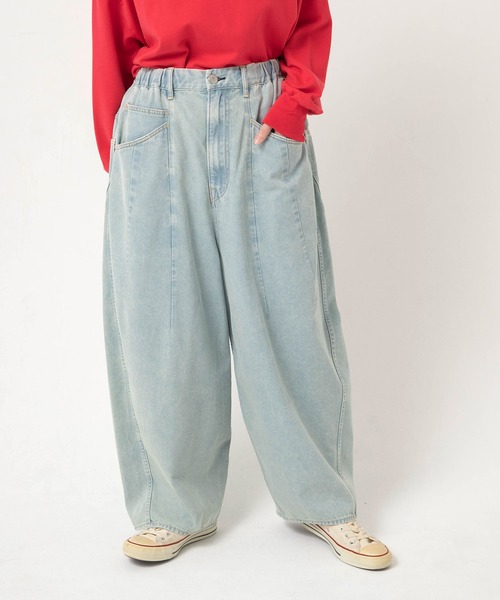 URCH RNA ワイドパンツ ジーンズ デニム デニムパンツ R4468 ケミカル