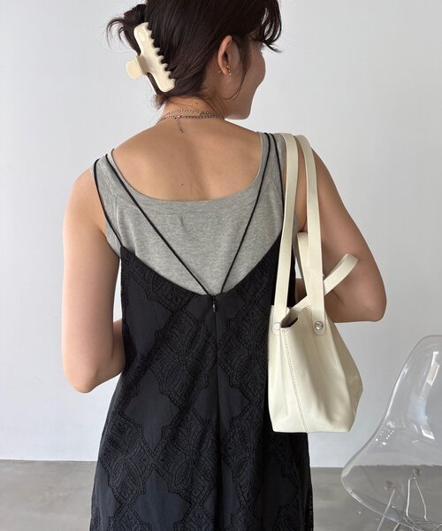 DouDou（ドゥドゥ） ワンピース レースキャミワンピース : ZOZOTOWN