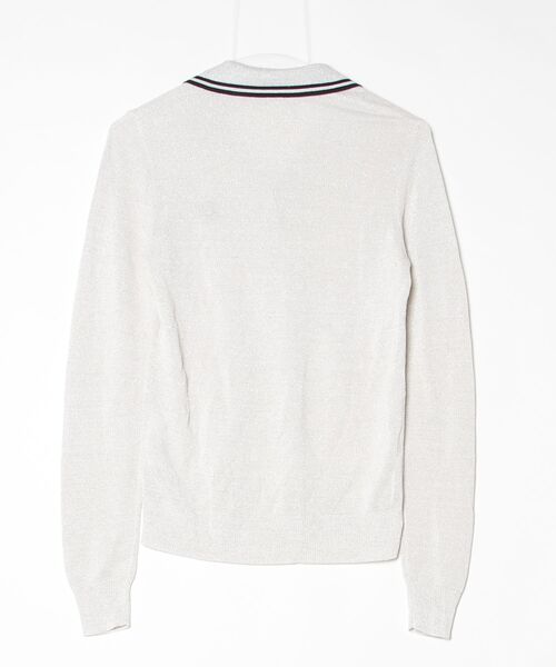 FRED PERRYフレッドペリー 長袖ポロシャツ　レディース　M ホワイト　白 FRED PERRY（フレッドペリー） 長袖ポロシャツ 10 ホワイト レディース