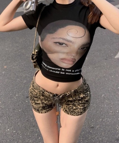 「Ressaca」 ショートパンツ M イエロー レディース_画像8