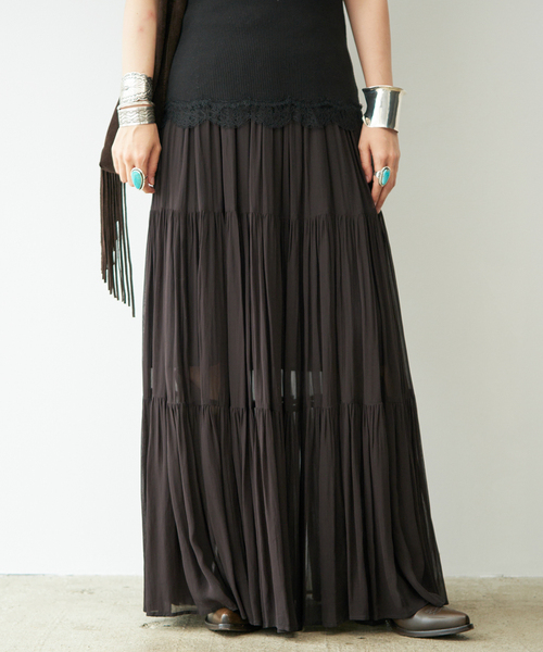 Deuxieme Classe（ドゥーズィエムクラス） ロング スカート *Sheer