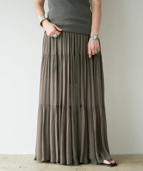 Deuxieme Classe（ドゥーズィエムクラス） ロング スカート *Sheer