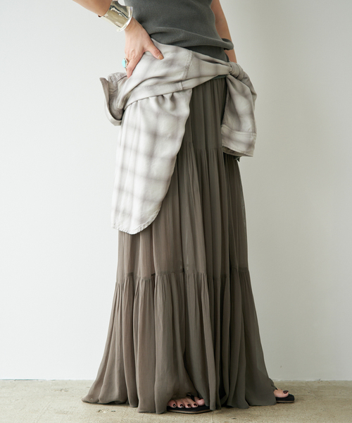 Deuxieme Classe（ドゥーズィエムクラス） ロング スカート *Sheer