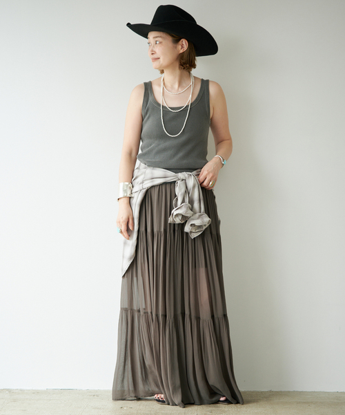 Deuxieme Classe（ドゥーズィエムクラス） ロング スカート *Sheer