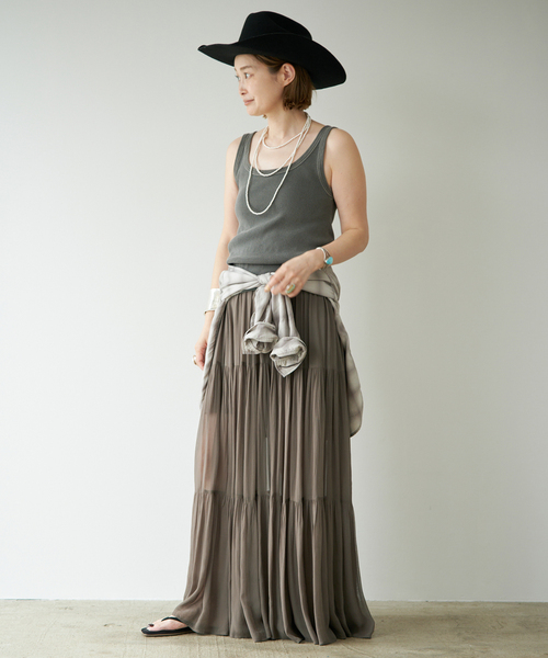Deuxieme Classe（ドゥーズィエムクラス） ロング スカート *Sheer