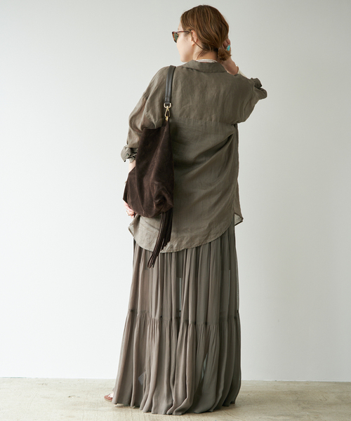 Deuxieme Classe（ドゥーズィエムクラス） ロング スカート *Sheer