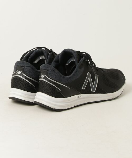 「New Balance」 ローカットスニーカー 24cm ブラック レディース_画像2