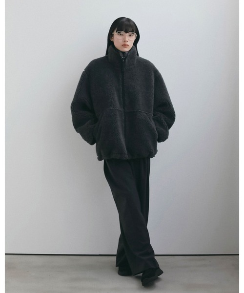 anuke（アンヌーク） ブルゾン アウター Boa Zip Blouson レディース