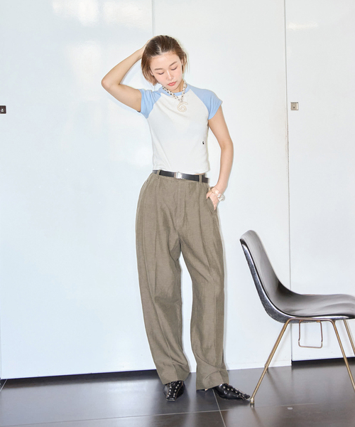 「CITYSHOP」 パンツ 38 ネイビー レディース_画像9