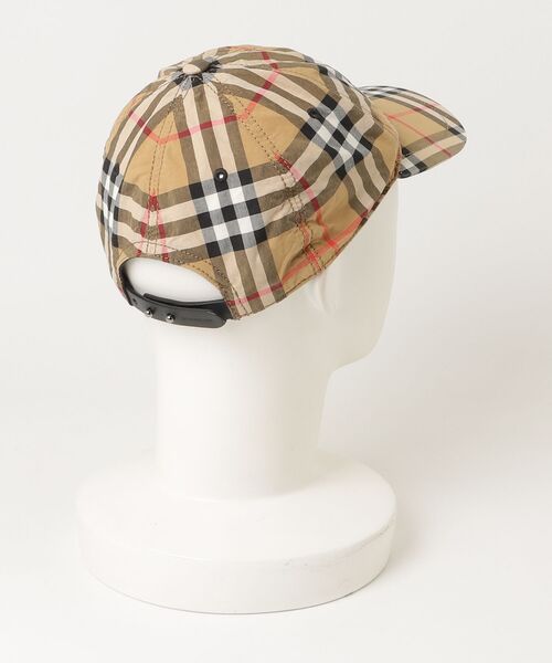 Burberry ベージュノバチェックキャップBTロゴ入りバーバリーLサイズ BURBERRY（バーバリー） ノバチェック ベースボールキャップ