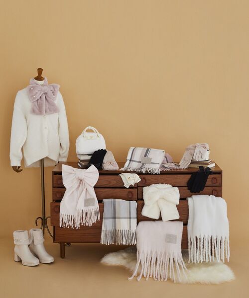 「Maison de FLEUR」 ストール FREE ライトピンク レディース_画像5