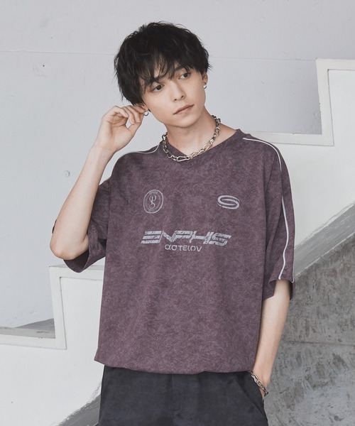 「Spielio」 半袖Tシャツ L ブラック メンズ_画像5