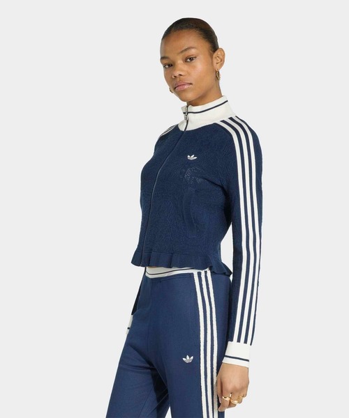 【美品】FRED PERRY ネイビー トップス　ジャージ FRED PERRY（フレッドペリー） ジャージブルゾン S オートミール