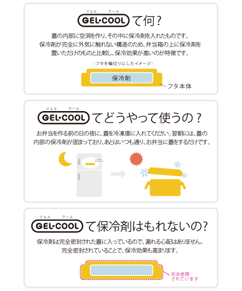 【セール対象外】GEL-COOLsquare S/220ml. | U.Q | 05