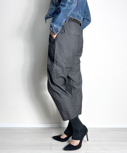 【2XL・美品】バーバリー　クロップド丈パンツ・デニム・ジーンズ・ノヴァチェック CIAOPANIC TYPY ジーンズ デニム デニムパンツ 「KATER