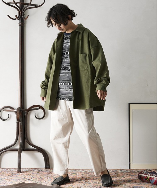 BEAMS 別注 ARMY TWILL アーミーツイル コミック柄 半袖シャツ ARMY TWILL シャツ 「ARMY / アーミーツイル」別注 ヘビー