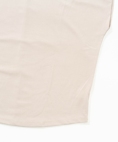トキドキ tシャツ 冷感ボトルネックフレンチTシャツ レディース