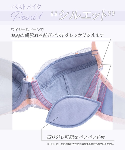 ブラジャー ショーツセット 「選べるデザイン！ナチュラルに