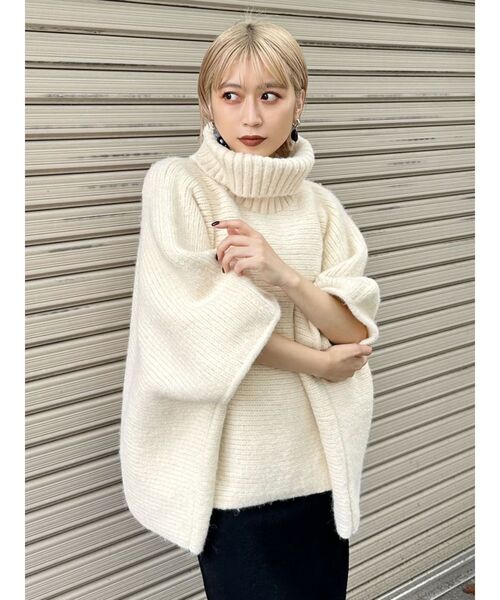 お値下げします！MURUAニット MURUA ニット セーター ハイネックオーバーシルエットニット