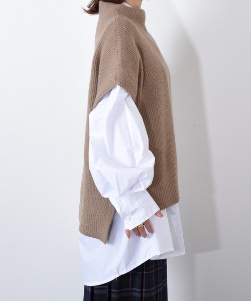 CALIFORNIA OUTFITTERS ベスト ジレ 2-9E83 モックネック ニット