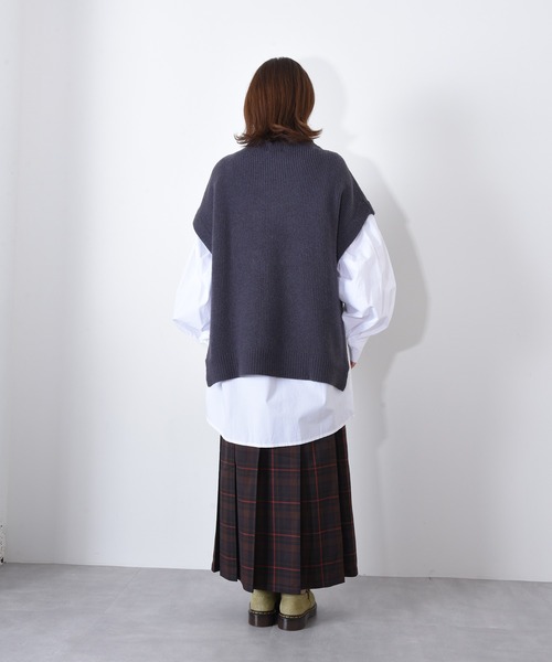 美品 22年 パラスパレス コットンニットベスト 0 裾リブスリット 楽天市場】パラスパレス（ベスト・ジレ｜トップス）：レディース