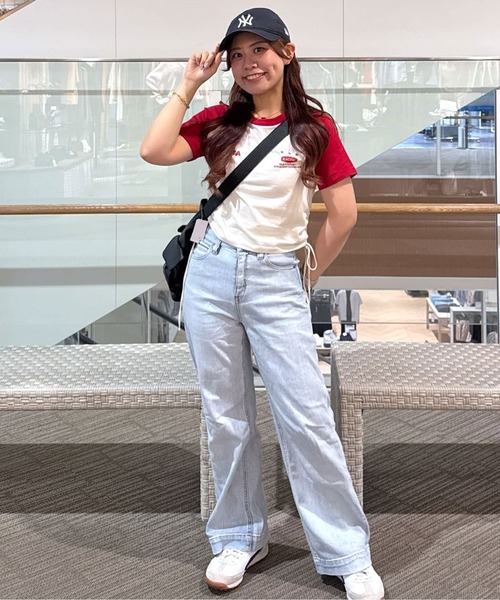 新品タグ付き FREE'S MART ワイドデニムパンツ Mサイズ FREE'S MART ジーンズ デニム デニムパンツ 「累計販売5万本突破
