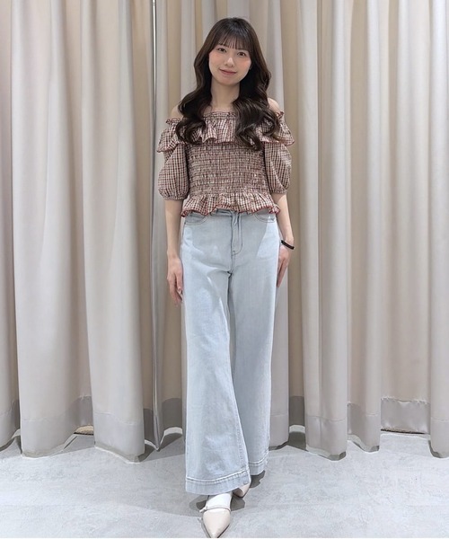 ジーンズ デニム デニムパンツ レディースの画像