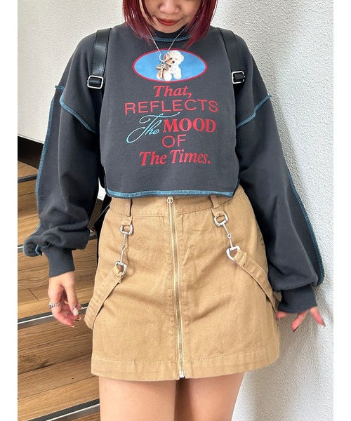 jouetie トップス セール】ハイネッククロップドトップス（Tシャツ/カットソー