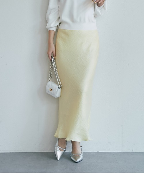 ラブティックボンボン きらきらサテンスカート La boutique Bonbon（ラブティックボンボン） スカート きらきらサテン