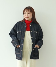 最終価格！PARICI デニムカラーカバーオール(値札付き) PAR ICI（パーリッシィ） カバーオール 12.5OZデニム カバーオール
