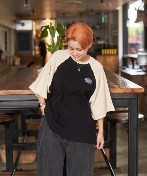 kaoyorinakami tシャツ kaonaka system waffle tee / カオナカシステム